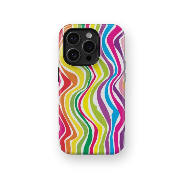 Kaleidoscope Race | Coque de téléphone 3D 2en1 Ultra-résistante