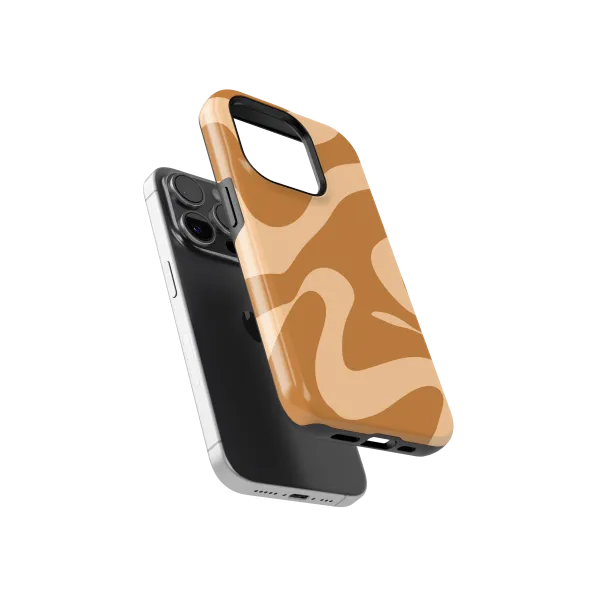 Caramel Dunes | Coque de téléphone 3D 2en1 Ultra-résistante