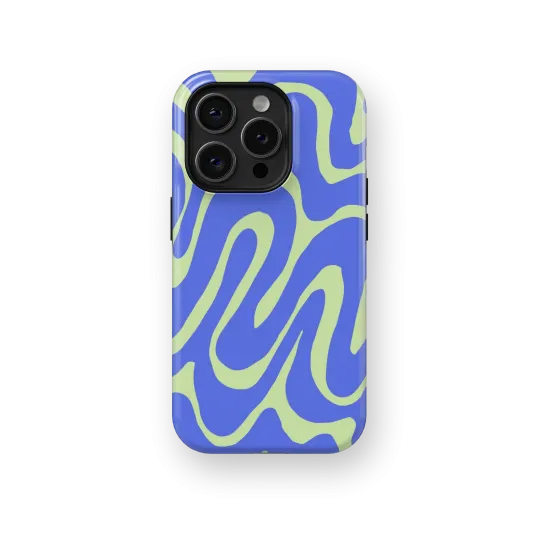 Neon Ripples | Coque de téléphone 3D 2en1 Ultra-résistante