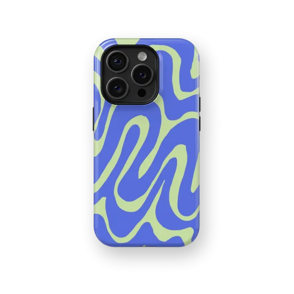 Neon Ripples | Coque de téléphone 3D 2en1 Ultra-résistante