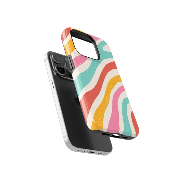 Retro Vibes | Coque de téléphone 3D 2en1 Ultra-résistante