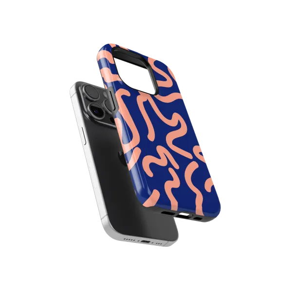 Coral Currents | Coque de téléphone 3D 2en1 Ultra-résistante