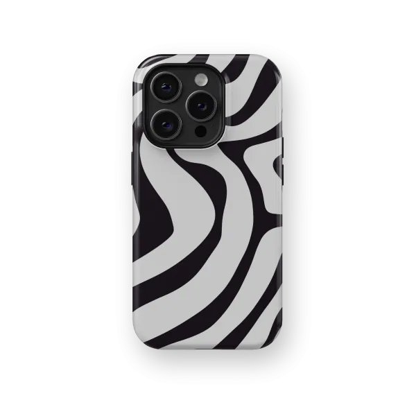 Monochrome Flow | Coque de téléphone 3D 2en1 Ultra-résistante