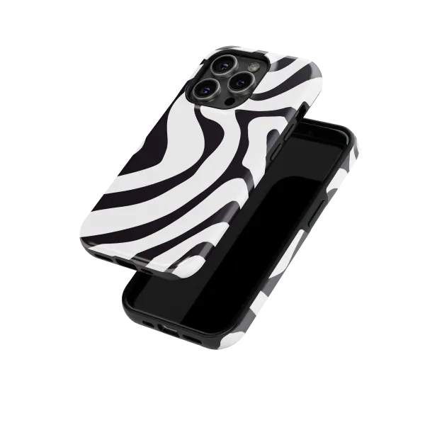 Monochrome Flow | Coque de téléphone 3D 2en1 Ultra-résistante