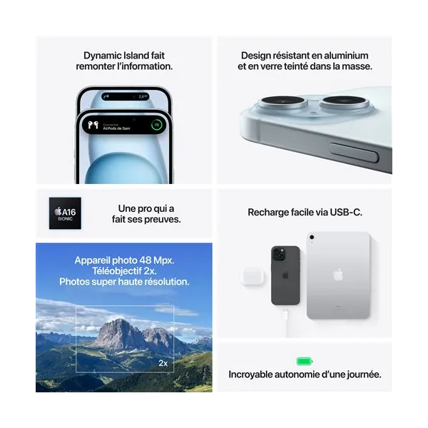 APPLE iPhone 15 - Neuf