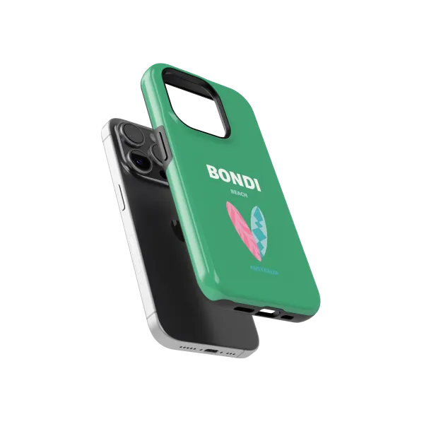 Bondi Beach Case | Coque de téléphone 3D 2en1 Ultra-résistante