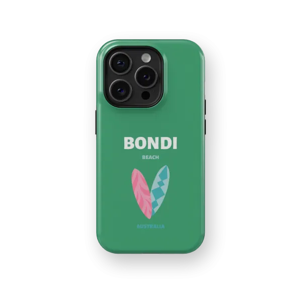 Bondi Beach Case | Coque de téléphone 3D 2en1 Ultra-résistante