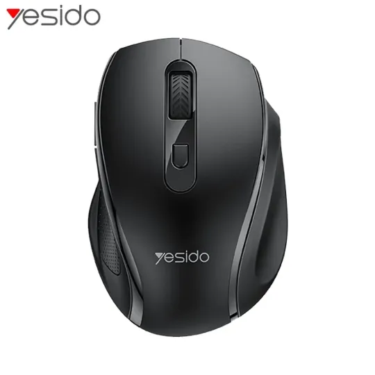 YESIDO Souris sans fil avec 6 boutons noir