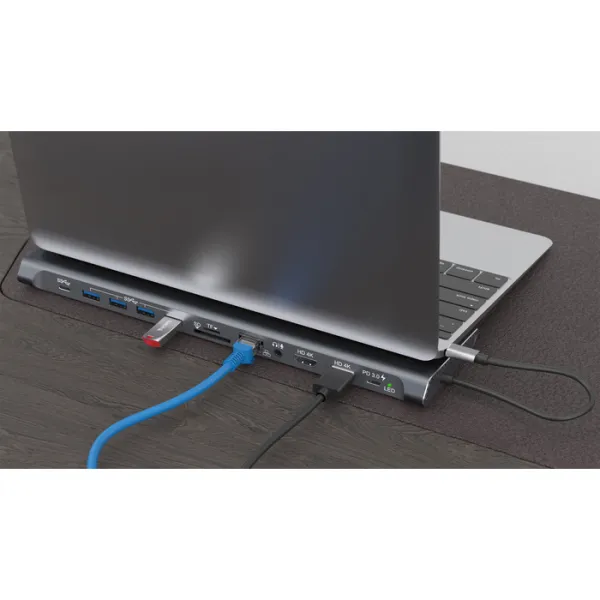 XTREMEMAC Docking station 12-en-1 USB Type C
