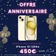OFFRE 10 ANS - iPhone 15 128Go d'occasion à seulement 450€