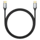 FORCELL Câble HDMI 2.1 Cafule 8K 60Hz / 4K 120Hz - 48 Gbps (1m/2m/3m) Noir
