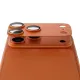 Protection caméra iPhone 17 Pro / 17 Pro Max AR+AF Full Metal - Verre trempé Orange