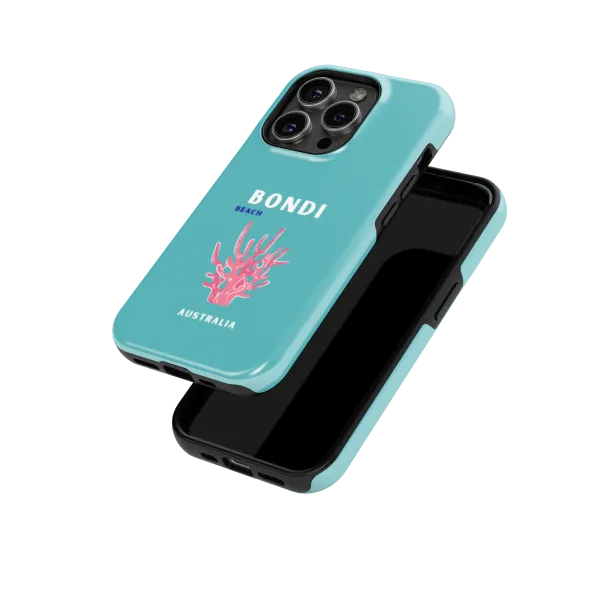 Bondi Beach Case | Coque de téléphone 3D 2en1 Ultra-résistante