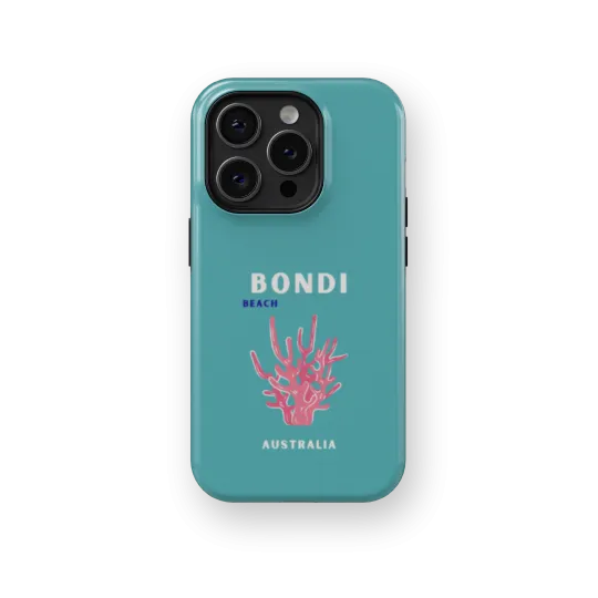 Bondi Beach Case | Coque de téléphone 3D 2en1 Ultra-résistante