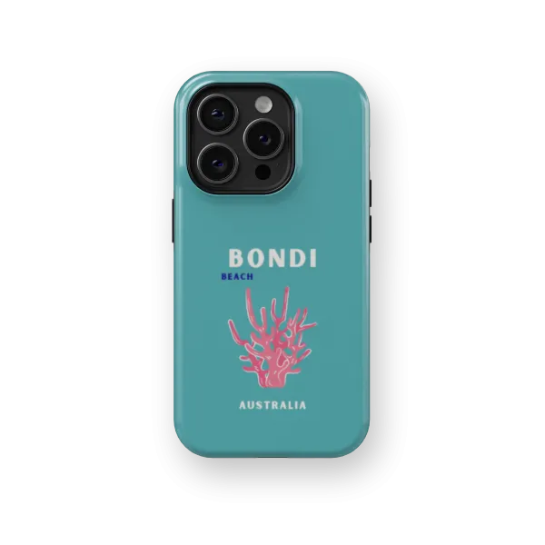 Bondi Beach Case | Coque de téléphone 3D 2en1 Ultra-résistante