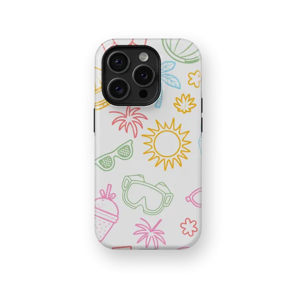 Summer Vibes| Coque de téléphone 3D 2en1 Ultra-résistante