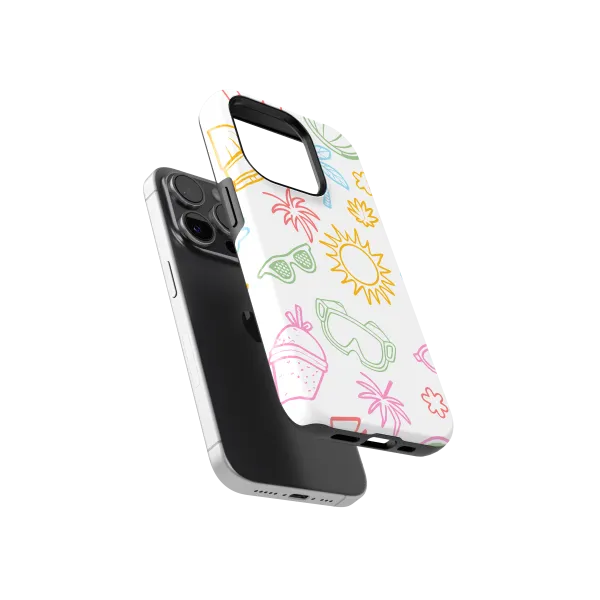 Summer Vibes| Coque de téléphone 3D 2en1 Ultra-résistante