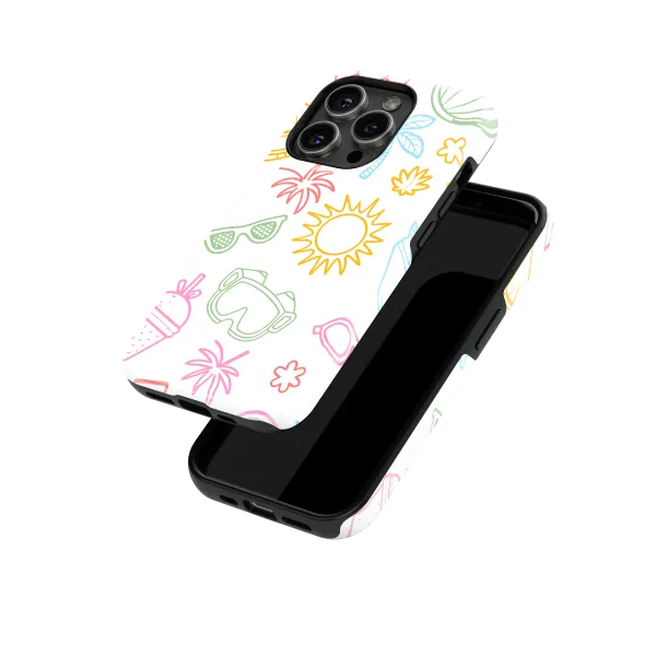 Summer Vibes| Coque de téléphone 3D 2en1 Ultra-résistante