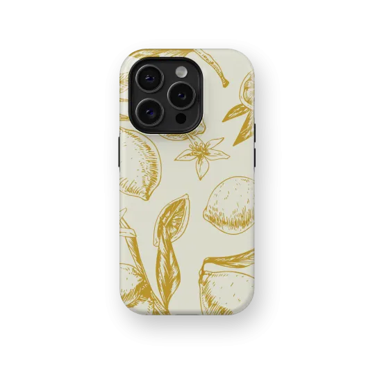 Citrus Elegance | Coque de téléphone 3D 2en1 Ultra-résistante