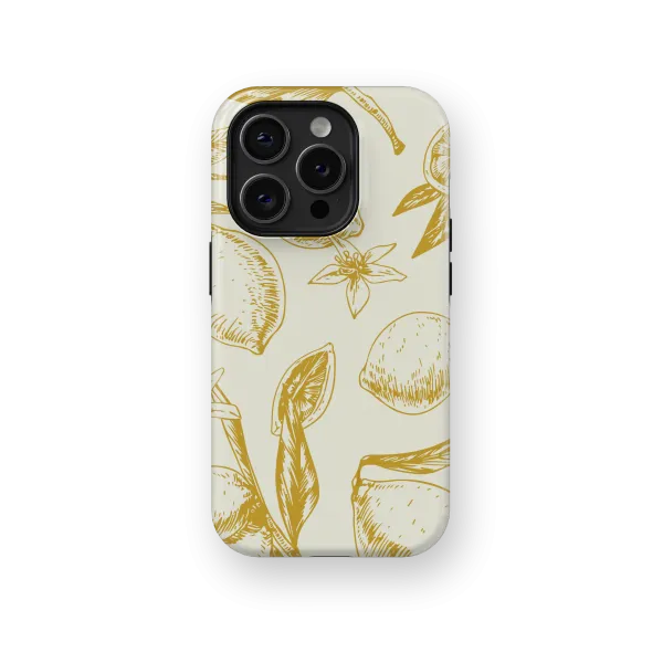 Citrus Elegance | Coque de téléphone 3D 2en1 Ultra-résistante