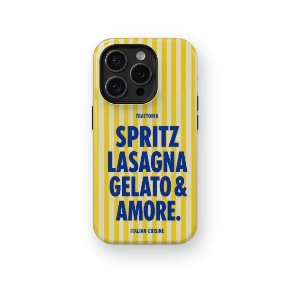 Trattoria Italiana | Coque de téléphone 3D 2en1 Ultra-résistante