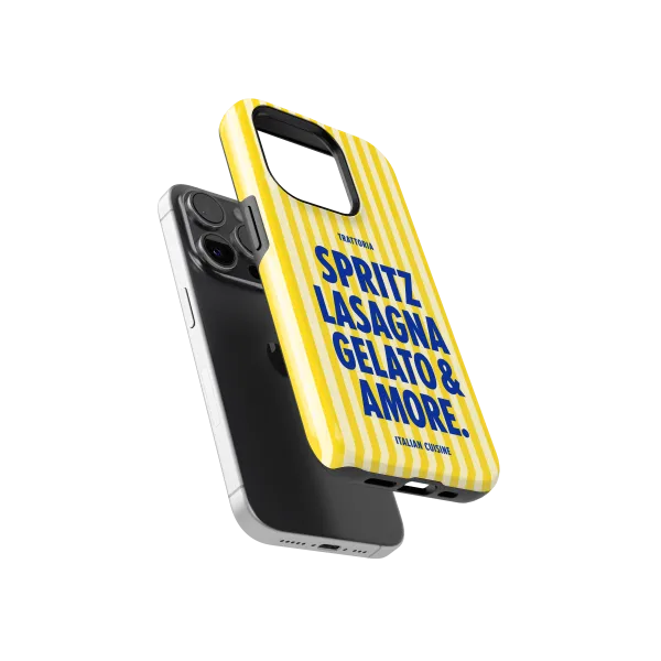 Trattoria Italiana | Coque de téléphone 3D 2en1 Ultra-résistante
