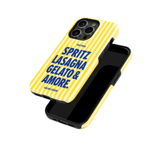 Trattoria Italiana | Coque de téléphone 3D 2en1 Ultra-résistante