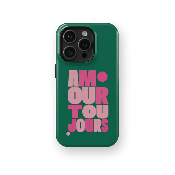 Amour Toujours | Coque de téléphone 3D 2en1 Ultra-résistante