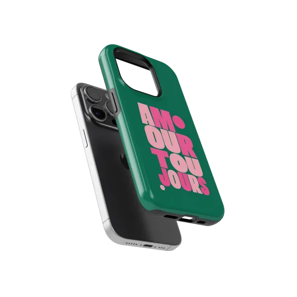 Amour Toujours | Coque de téléphone 3D 2en1 Ultra-résistante