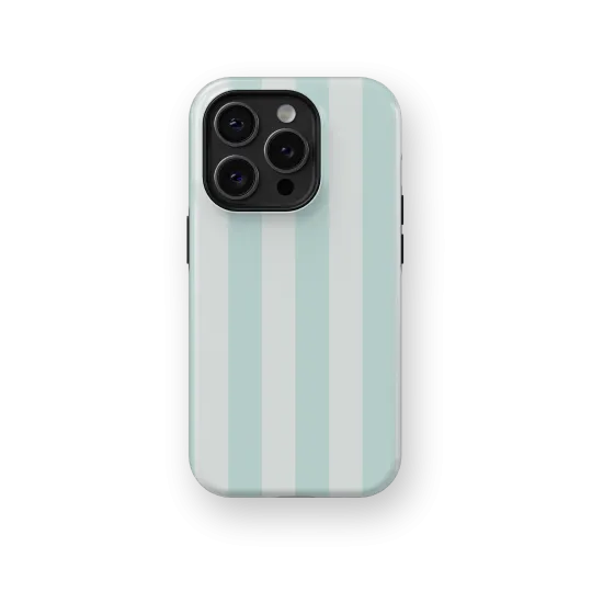 Light Blue Stripes Case | Coque de téléphone 3D 2en1 Ultra-résistante