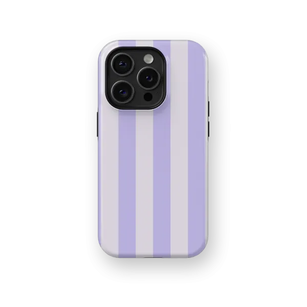 Light Purple Stripes Case | Coque de téléphone 3D 2en1 Ultra-résistante