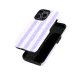 Light Purple Stripes Case | Coque de téléphone 3D 2en1 Ultra-résistante