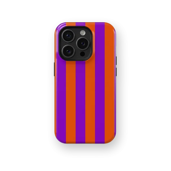 Orange Stripes Case | Coque de téléphone 3D 2en1 Ultra-résistante