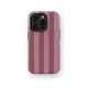 Pastel Cherry Stripes Case | Coque de téléphone 3D 2en1 Ultra-résistante