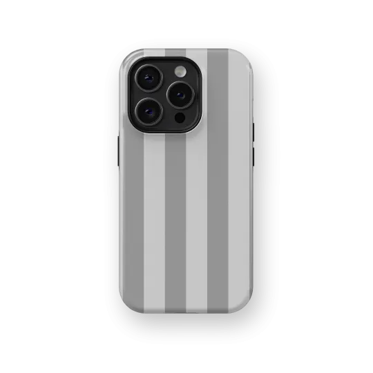 Grey Stripes Case | Coque de téléphone 3D 2en1 Ultra-résistante