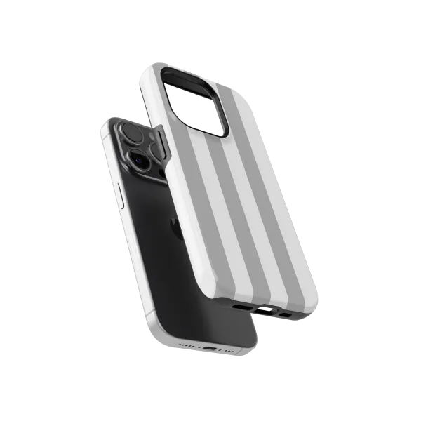 Grey Stripes Case | Coque de téléphone 3D 2en1 Ultra-résistante