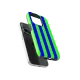 Neon Green Stripes Case | Coque de téléphone 3D 2en1 Ultra-résistante