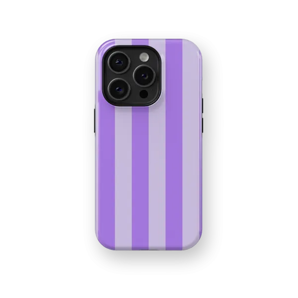 Purple Stripes Case | Coque de téléphone 3D 2en1 Ultra-résistante