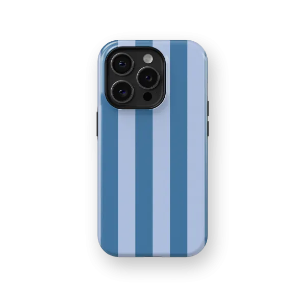 Blue Stripes Case | Coque de téléphone 3D 2en1 Ultra-résistante