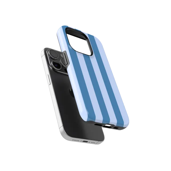 Blue Stripes Case | Coque de téléphone 3D 2en1 Ultra-résistante