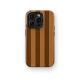 Chocolate Stripes Case | Coque de téléphone 3D 2en1 Ultra-résistante