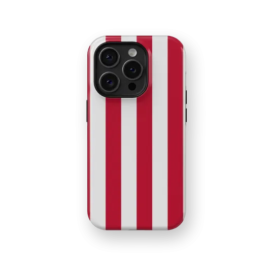 Red Stripes Case | Coque de téléphone 3D 2en1 Ultra-résistante
