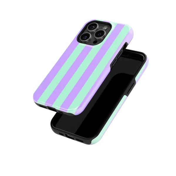 80's Stripes Case | Coque de téléphone 3D 2en1 Ultra-résistante