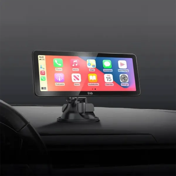 T'NB Écran Tactile Voiture Sans Fil Panoramique Apple CarPlay & Android Auto