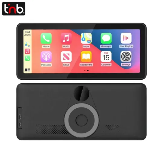 T'NB Écran Tactile Voiture Sans Fil Panoramique Apple CarPlay & Android Auto