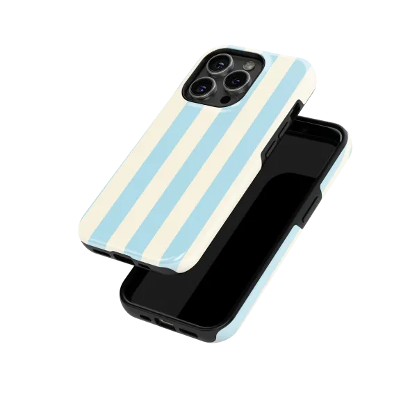 Fluffy Sky Stripes Case | Coque de téléphone 3D 2en1 Ultra-résistante