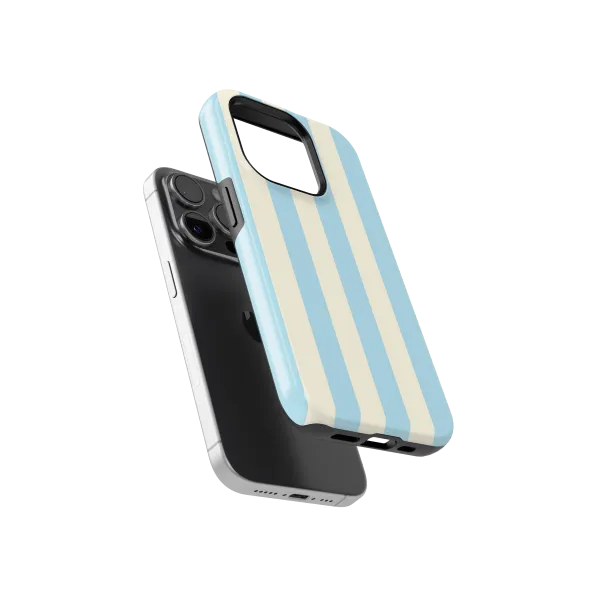 Fluffy Sky Stripes Case | Coque de téléphone 3D 2en1 Ultra-résistante