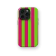 Flashy Green Stripes Case | Coque de téléphone 3D 2en1 Ultra-résistante