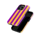 Purple Pie Stripes Case | Coque de téléphone 3D 2en1 Ultra-résistante