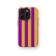 Purple Pie Stripes Case | Coque de téléphone 3D 2en1 Ultra-résistante